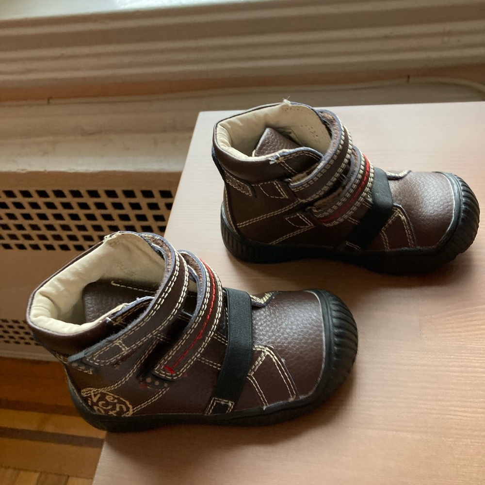 Kids' Brown and Black Adventure Boots